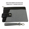 Houndstooth Phone Wallet/Wristlet