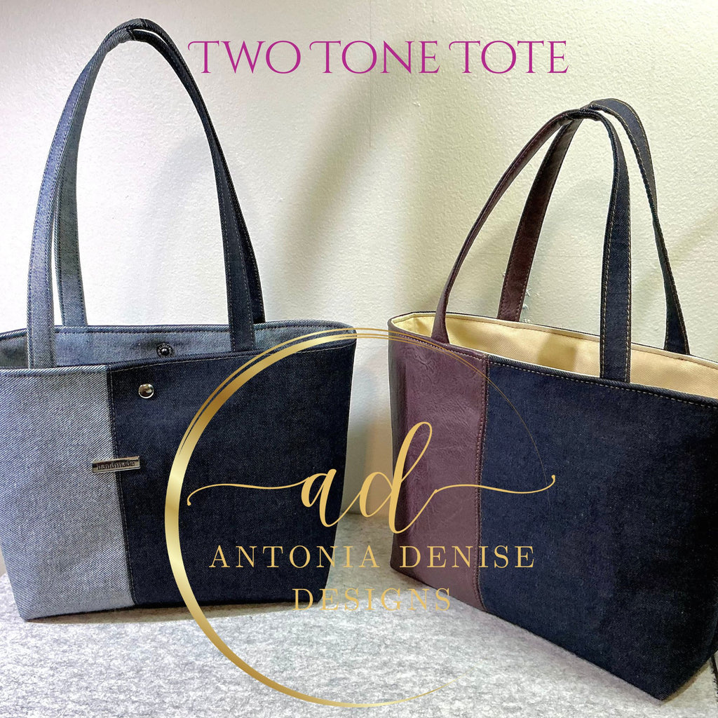 Two Tone Tote (Medium)