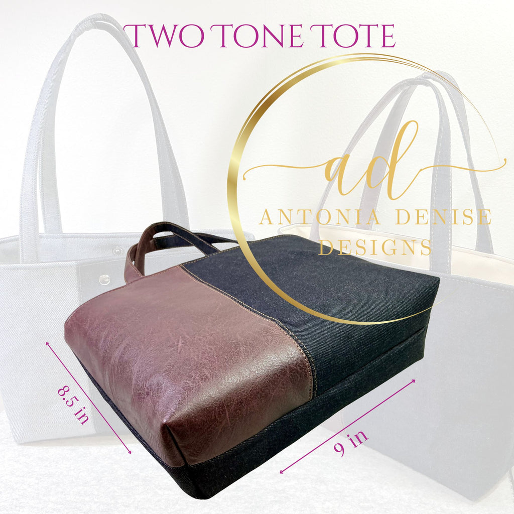 Two Tone Tote (Medium)
