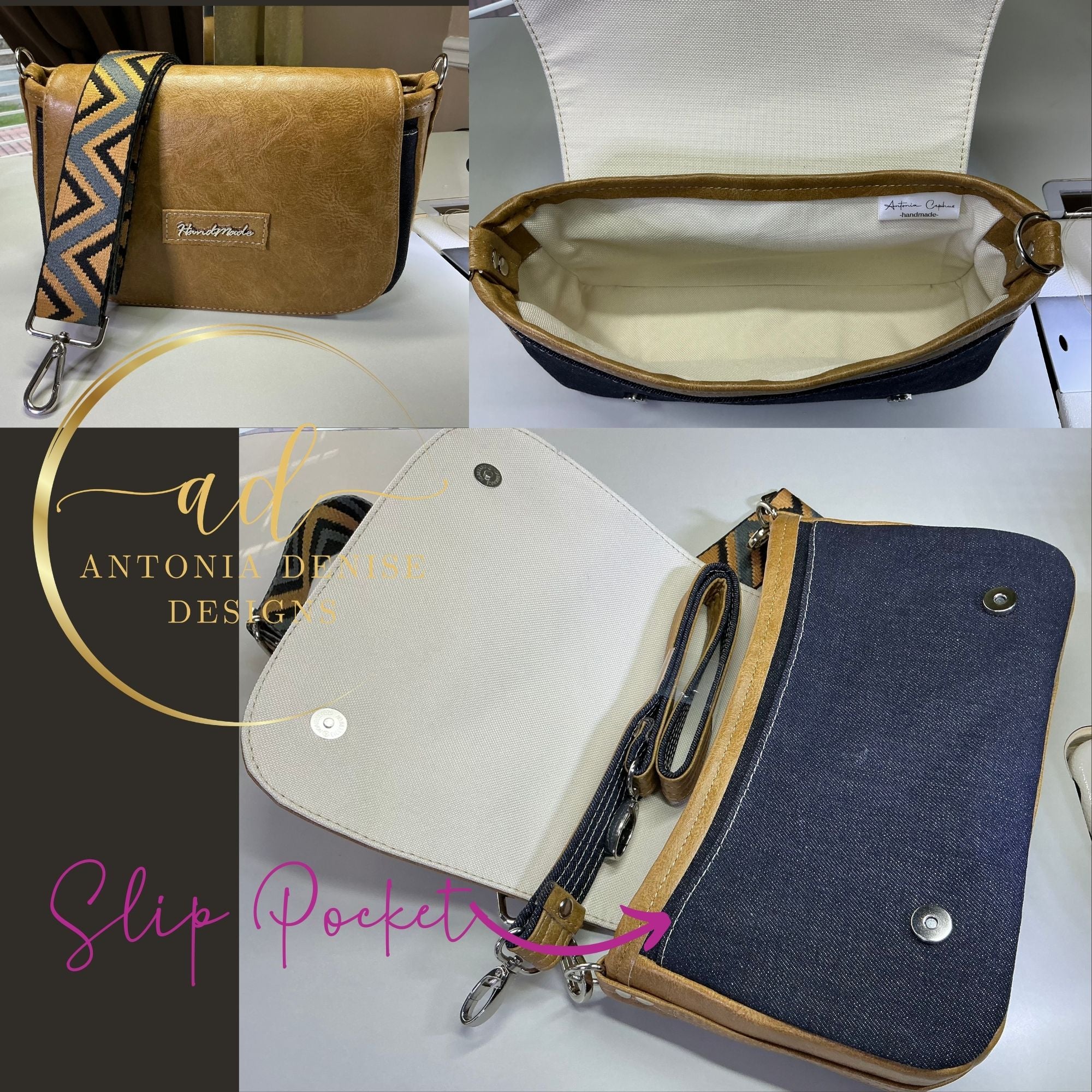 Handmade Crossbody/Shoulder Strap Saddlebag