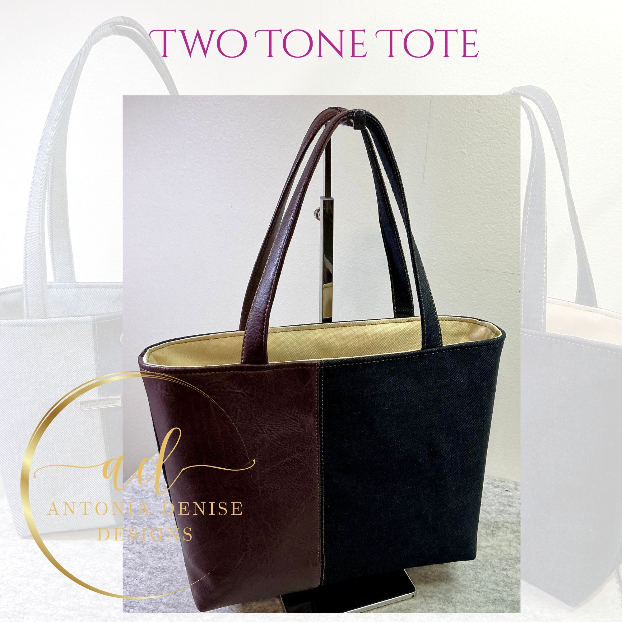 Two Tone Tote (Medium)